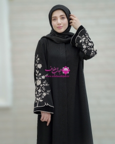 مانتو عبا گلدوزی گندم  کد 36 ma ga  24