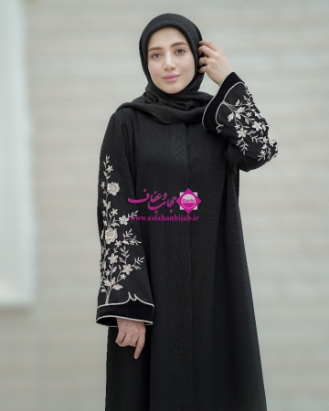 مانتو عبا گلدوزی گندم  کد 36 ma ga  24