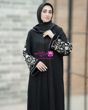 مانتو عبا گلدوزی گندم  کد 36 ma ga  24