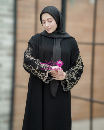 مانتو عبا گلدوزی دالبر  کد 34 ma ga24