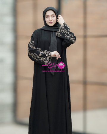 مانتو عبا گلدوزی دالبر  کد 34 ma ga24