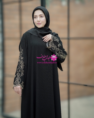 مانتو عبا گلدوزی دالبر  کد 34 ma ga24