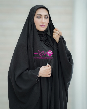 چادر عبا اصیل جواهردوزی مدل رستا مچ ch ab 520